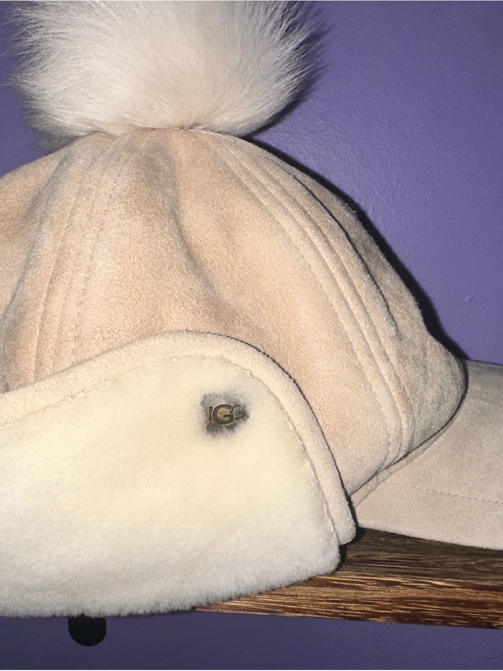 Beige Ugg Winter Hat